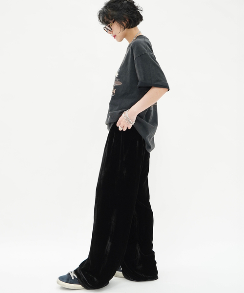 JOURNAL STANDARD LUXE(ジャーナルスタンダード ラックス)の「Faded graphic Print T(Tシャツ/カットソー・レディース・ネイビー・FREE)」の5枚目の写真