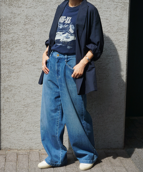 JOURNAL STANDARD LUXE(ジャーナルスタンダード ラックス)の「Faded graphic Print T(Tシャツ/カットソー・レディース・ネイビー・FREE)」の15枚目の写真