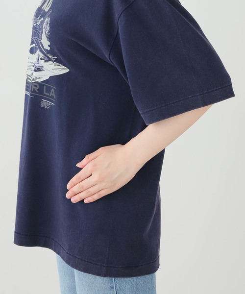 JOURNAL STANDARD LUXE(ジャーナルスタンダード ラックス)の「Faded graphic Print T(Tシャツ/カットソー・レディース・ネイビー・FREE)」の14枚目の写真
