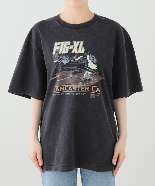 JOURNAL STANDARD LUXE(ジャーナルスタンダード ラックス)の「Faded graphic Print T(Tシャツ/カットソー・レディース・ネイビー・FREE)」の6枚目の写真