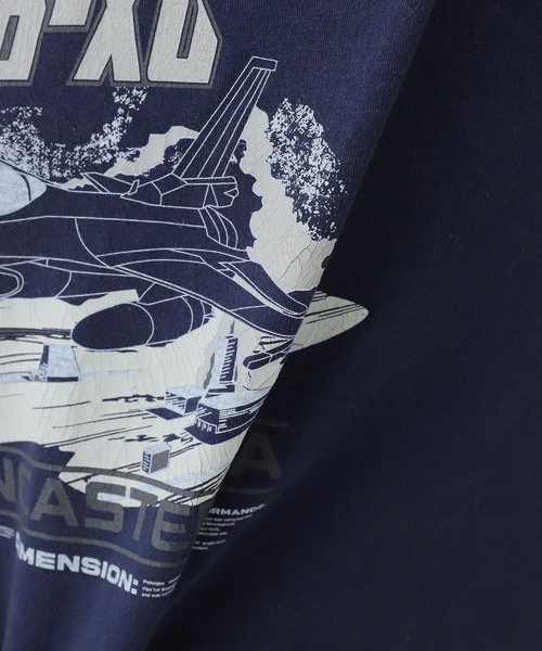 JOURNAL STANDARD LUXE(ジャーナルスタンダード ラックス)の「Faded graphic Print T(Tシャツ/カットソー・レディース・ネイビー・FREE)」の3枚目の写真