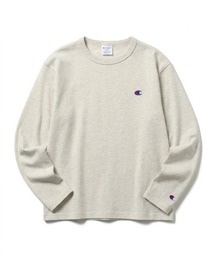 Champion（チャンピオン）の「2026AW Champion/チャンピオン ミニワッペン刺繍クルーネックロンT 長袖 キッズ（Tシャツ/カットソー）」