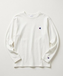 Champion（チャンピオン）の「2026AW Champion/チャンピオン ミニワッペン刺繍クルーネックロンT 長袖 キッズ（Tシャツ/カットソー）」