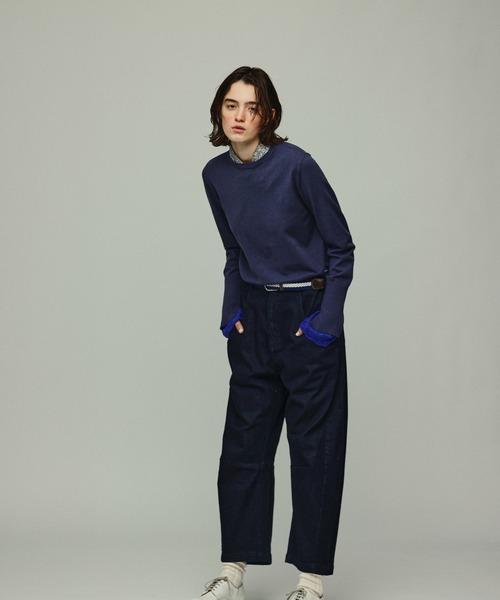 Kelen(ケレン)の「「KELEN / ケレン」ポケットデザイン裏起毛9.5ozデニムパンツ(デニムパンツ・レディース・ブルー/ネイビー・S/M)」の7枚目の写真