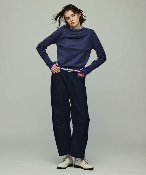 Kelen(ケレン)の「「KELEN / ケレン」ポケットデザイン裏起毛9.5ozデニムパンツ(デニムパンツ・レディース・ブルー/ネイビー・S/M)」の8枚目の写真