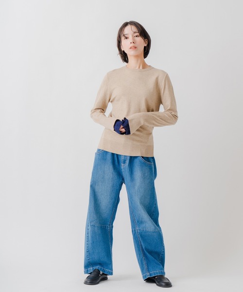 Kelen(ケレン)の「「KELEN / ケレン」ポケットデザイン裏起毛9.5ozデニムパンツ(デニムパンツ・レディース・ブルー/ネイビー・S/M)」の13枚目の写真