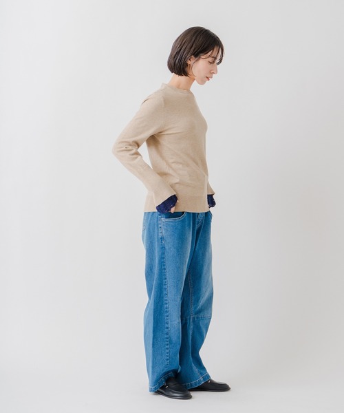 Kelen(ケレン)の「「KELEN / ケレン」ポケットデザイン裏起毛9.5ozデニムパンツ(デニムパンツ・レディース・ブルー/ネイビー・S/M)」の15枚目の写真