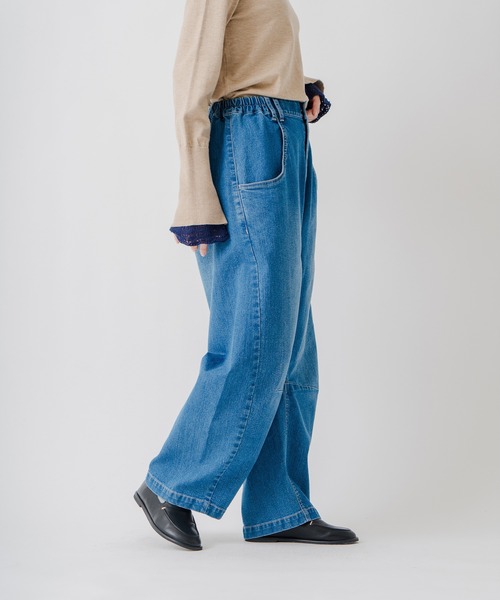 Kelen(ケレン)の「「KELEN / ケレン」ポケットデザイン裏起毛9.5ozデニムパンツ(デニムパンツ・レディース・ブルー/ネイビー・S/M)」の16枚目の写真
