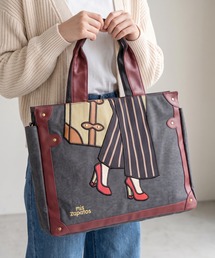 mis zapatos | mis zapatos トランクサパトトート（ボストンサイズ）(トートバッグ)
