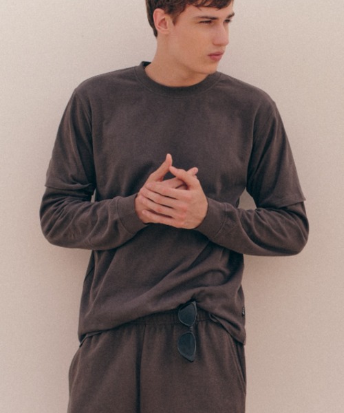 MANASTASH(マナスタッシュ)の「HEMP@by manastash/HEMP S/S DAYS TEE CREW(Tシャツ/カットソー・メンズ・ホワイト/ミント/ライトグレー/モカ/チャコールグレー・MEDIUM/LARGE/X-LARGE)」の12枚目の写真