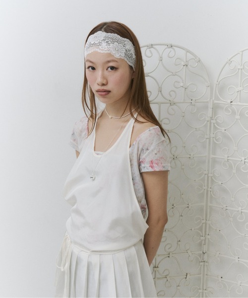 thinkto(シンクト)の「スクエアネックフラワーT(Tシャツ/カットソー・レディース・ホワイト・FREE)」の7枚目の写真