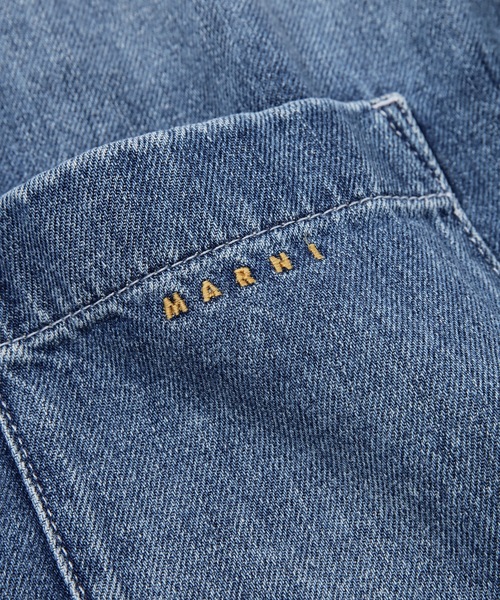 MARNI(マルニ)の「WASHED DENIM / ロングスリーブシャツ(シャツ/ブラウス・メンズ・ブルー・46(M)/48(L))」の8枚目の写真