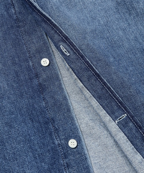 MARNI(マルニ)の「WASHED DENIM / ロングスリーブシャツ(シャツ/ブラウス・メンズ・ブルー・46(M)/48(L))」の6枚目の写真