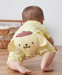 sanrio（サンリオ）の「おしりフェイス前開き半袖カエルロンパース【サンリオ】（ロンパース）」