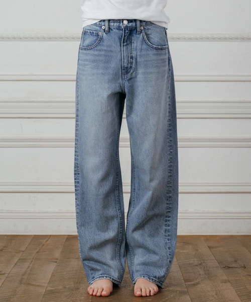 CREDONA(クレドナ)の「CORE 5POCKET DENIM/コアファイブポケット デニム(デニムパンツ・レディース・ライトブルー/ブルー・0/1/2)」の7枚目の写真