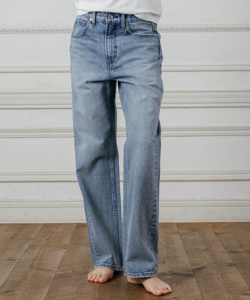 CREDONA(クレドナ)の「CORE 5POCKET DENIM/コアファイブポケット デニム(デニムパンツ・レディース・ライトブルー/ブルー・0/1/2)」の10枚目の写真