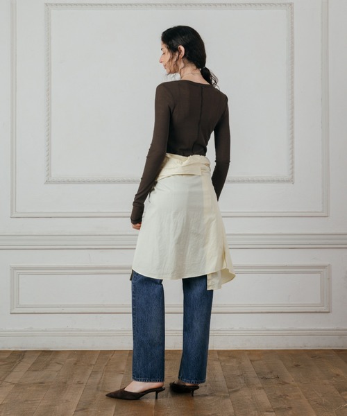 CREDONA(クレドナ)の「CORE 5POCKET DENIM/コアファイブポケット デニム(デニムパンツ・レディース・ライトブルー/ブルー・0/1/2)」の12枚目の写真