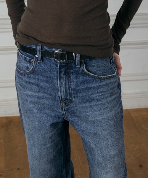 CREDONA(クレドナ)の「CORE 5POCKET DENIM/コアファイブポケット デニム(デニムパンツ・レディース・ライトブルー/ブルー・0/1/2)」の16枚目の写真