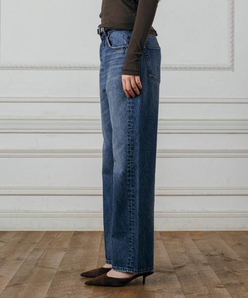 CREDONA(クレドナ)の「CORE 5POCKET DENIM/コアファイブポケット デニム(デニムパンツ・レディース・ライトブルー/ブルー・0/1/2)」の14枚目の写真