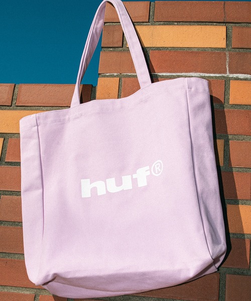 HUF(ハフ)の「huf eightynine TOTE BAG M(トートバッグ・メンズ・ブルー/ライトグレー/ブラック/ライラック・O/S)」の4枚目の写真
