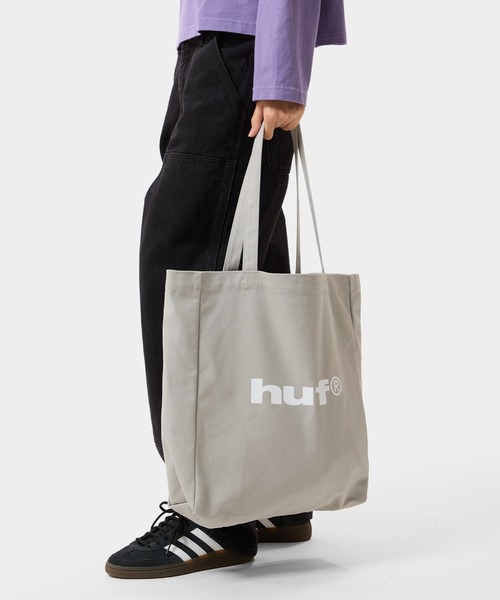 HUF(ハフ)の「huf eightynine TOTE BAG M(トートバッグ・メンズ・ブルー/ライトグレー/ブラック/ライラック・O/S)」の22枚目の写真