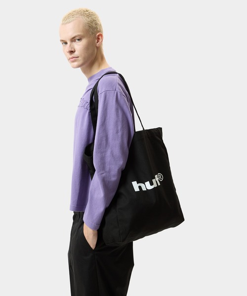 HUF(ハフ)の「huf eightynine TOTE BAG M(トートバッグ・メンズ・ブルー/ライトグレー/ブラック/ライラック・O/S)」の19枚目の写真