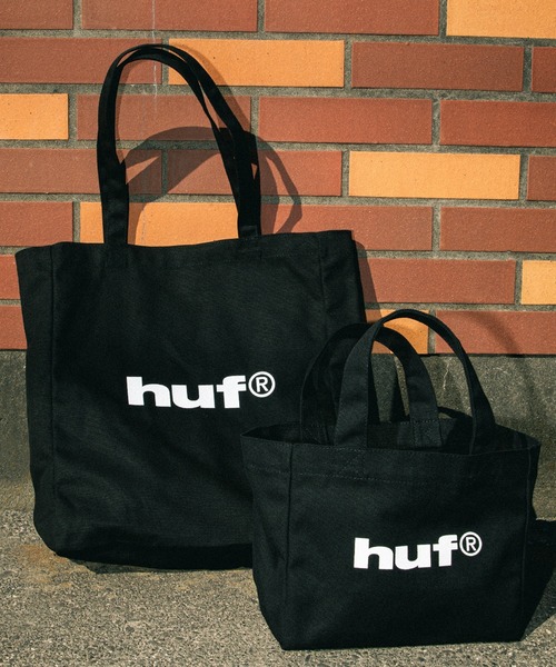 HUF(ハフ)の「huf eightynine TOTE BAG M(トートバッグ・メンズ・ブルー/ライトグレー/ブラック/ライラック・O/S)」の5枚目の写真