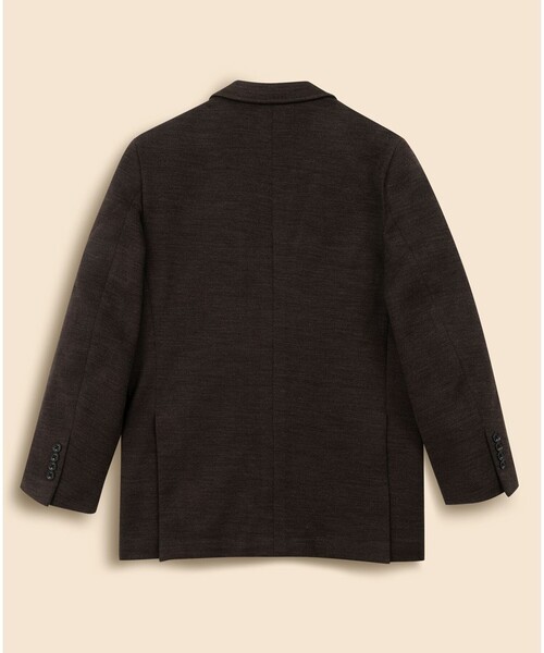 BROOKS BROTHERS(ブルックスブラザーズ)の「ウール/コットン ニット シングル2釦ジャケット Classic(テーラードジャケット・メンズ・ネイビー/ブラウン・LARGE/MEDIUM/SMALL/X-LARGE)」の3枚目の写真