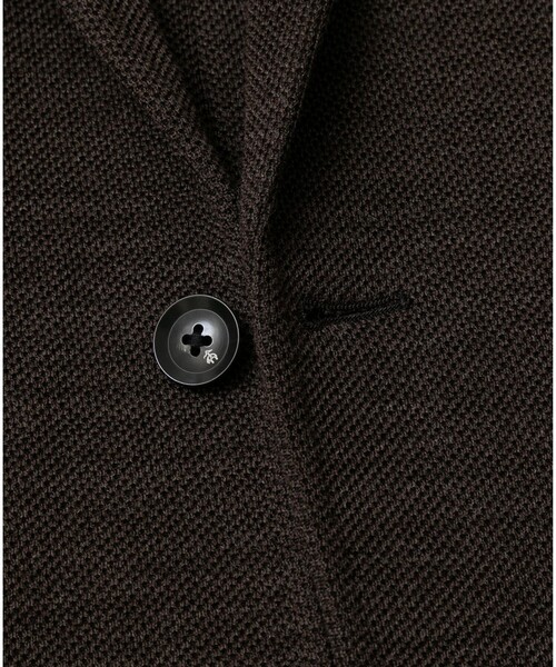BROOKS BROTHERS(ブルックスブラザーズ)の「ウール/コットン ニット シングル2釦ジャケット Classic(テーラードジャケット・メンズ・ネイビー/ブラウン・LARGE/MEDIUM/SMALL/X-LARGE)」の5枚目の写真