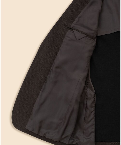 BROOKS BROTHERS(ブルックスブラザーズ)の「ウール/コットン ニット シングル2釦ジャケット Classic(テーラードジャケット・メンズ・ネイビー/ブラウン・LARGE/MEDIUM/SMALL/X-LARGE)」の6枚目の写真