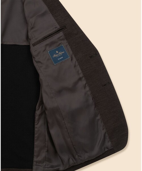 BROOKS BROTHERS(ブルックスブラザーズ)の「ウール/コットン ニット シングル2釦ジャケット Classic(テーラードジャケット・メンズ・ネイビー/ブラウン・LARGE/MEDIUM/SMALL/X-LARGE)」の7枚目の写真