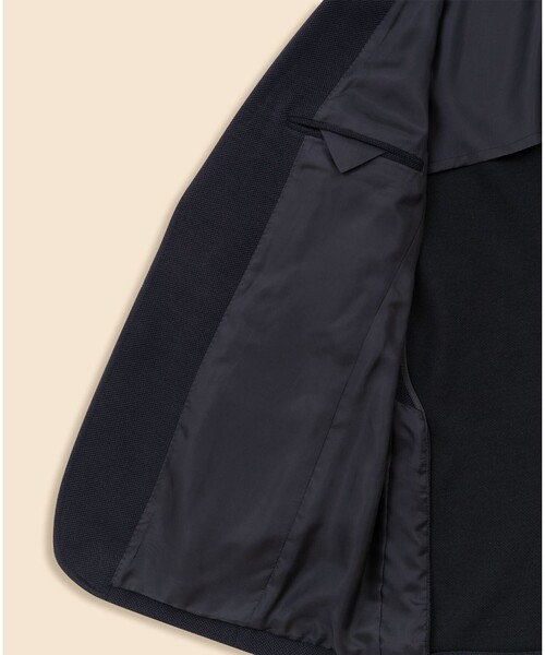 BROOKS BROTHERS(ブルックスブラザーズ)の「ウール/コットン ニット シングル2釦ジャケット Classic(テーラードジャケット・メンズ・ネイビー/ブラウン・LARGE/MEDIUM/SMALL/X-LARGE)」の12枚目の写真