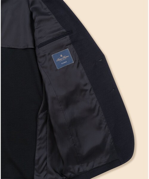 BROOKS BROTHERS(ブルックスブラザーズ)の「ウール/コットン ニット シングル2釦ジャケット Classic(テーラードジャケット・メンズ・ネイビー/ブラウン・LARGE/MEDIUM/SMALL/X-LARGE)」の13枚目の写真