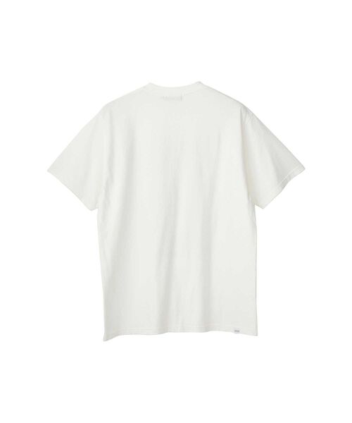 HYSTERIC GLAMOUR(ヒステリックグラマー)の「COOL CAT EATS HOT DOG Tシャツ(Tシャツ/カットソー・メンズ・ホワイト/ブラック/ピンク・X-LARGE/LARGE/MEDIUM/SMALL)」の4枚目の写真