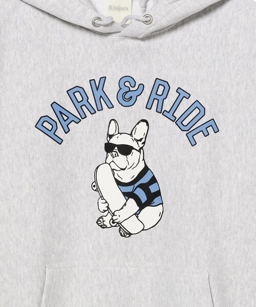 fLAnsisCA（フランシスカ）の「fLAnsisCA / Print Sweat Hoodie（スウェット・メンズ・ブラック/アッシュグレー・S/M/L/XL）」の5枚目の写真