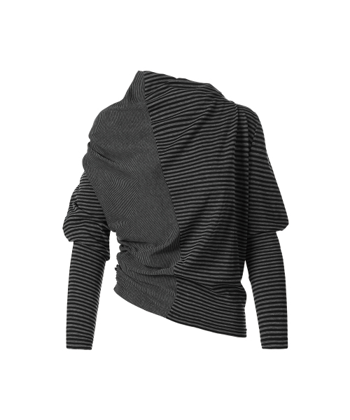 THEVINYLHOUSE(ザバイニルハウス)の「TWISTED DRAPE TOP(W) BLACK(Tシャツ/カットソー・レディース・その他・SMALL/MEDIUM)」の7枚目の写真