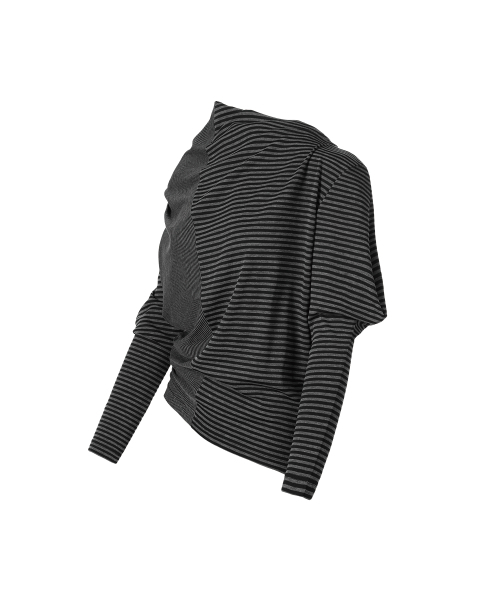 THEVINYLHOUSE(ザバイニルハウス)の「TWISTED DRAPE TOP(W) BLACK(Tシャツ/カットソー・レディース・その他・SMALL/MEDIUM)」の8枚目の写真