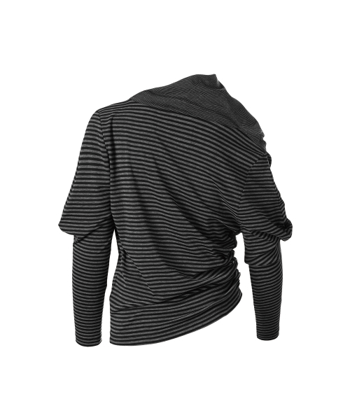 THEVINYLHOUSE(ザバイニルハウス)の「TWISTED DRAPE TOP(W) BLACK(Tシャツ/カットソー・レディース・その他・SMALL/MEDIUM)」の9枚目の写真