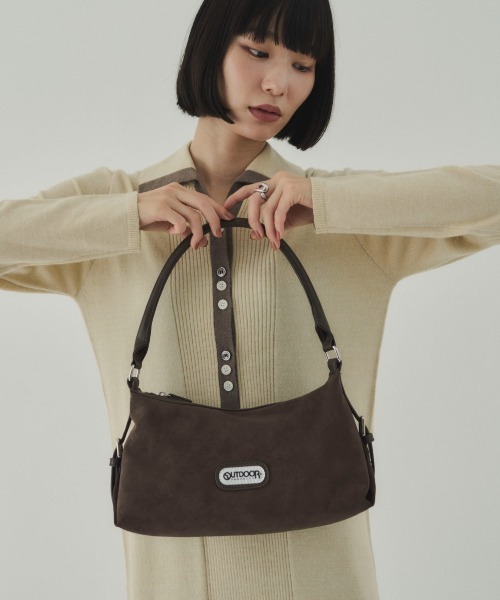 OUTDOOR PRODUCTS（アウトドアプロダクツ）の「【WEB限定】OUTDOOR PRODUCTS ｜SOYEN EXCLUSIVE　別注　ワンハンドル ショルダーバッグ（ハンドバッグ・レディース・ブラウン/ブラック/ボルドー・F）」の13枚目の写真
