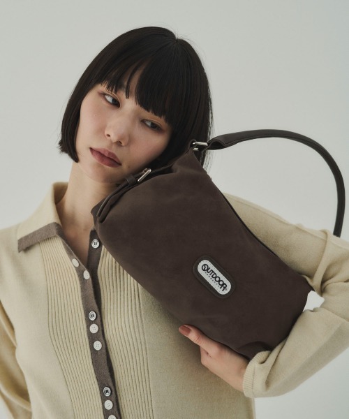 OUTDOOR PRODUCTS（アウトドアプロダクツ）の「【WEB限定】OUTDOOR PRODUCTS ｜SOYEN EXCLUSIVE　別注　ワンハンドル ショルダーバッグ（ハンドバッグ・レディース・ブラウン/ブラック/ボルドー・F）」の12枚目の写真