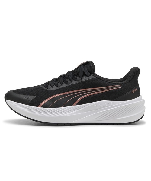 PUMA(プーマ)の「PUMA/プーマ ダッシャー LITE EASE IN 312963(スニーカー・レディース・ブラック×ホワイト/ブラック・22.5cm/23.5cm/23.0cm/24.0cm/25.0cm/24.5cm)」の2枚目の写真