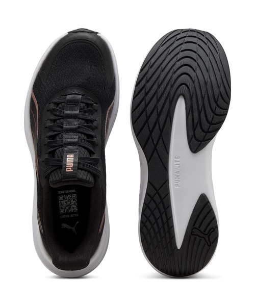 PUMA(プーマ)の「PUMA/プーマ ダッシャー LITE EASE IN 312963(スニーカー・レディース・ブラック×ホワイト/ブラック・22.5cm/23.5cm/23.0cm/24.0cm/25.0cm/24.5cm)」の10枚目の写真