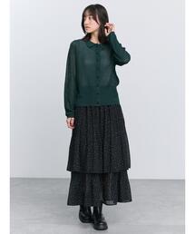 レイヤード風消しプリーツスカート