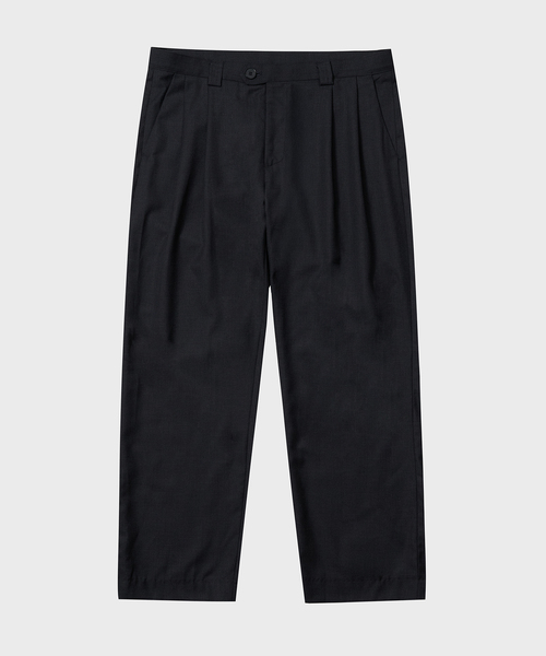 TY(ティワイ)の「ウィメンズ TY クラシック ツータック TRパンツ, 2COLOR(スラックス・レディース・ベージュ/ブラック・MEDIUM/LARGE/X-LARGE)」の2枚目の写真