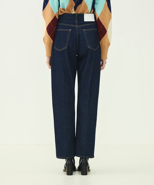 MACPHEE(マカフィー)の「コットンデニム ストレートパンツ(デニムパンツ・レディース・ネイビー/ブルー・36/34/32)」の12枚目の写真