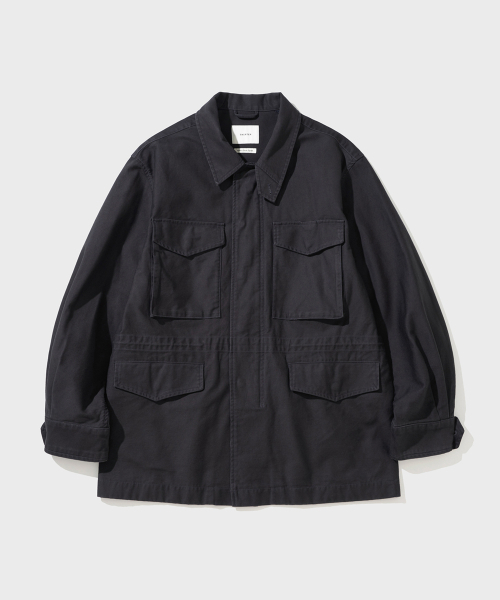 SHIRTER(シャーター)の「MOLESKIN 51 MIL FIELD JACKET (NAVY)(ミリタリージャケット・メンズ・その他・SMALL/MEDIUM/LARGE)」の1枚目の写真