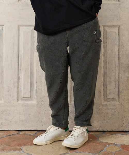 No Rain No Rainbow（ノーレインノーレインボー）の「mp15414- 6-pokets boa pants (pick mini patch ) ボアパンツ(NR26W-08)（その他パンツ・メンズ・グレー/ベージュ/ブラック・S/M/XL/L）」の5枚目の写真