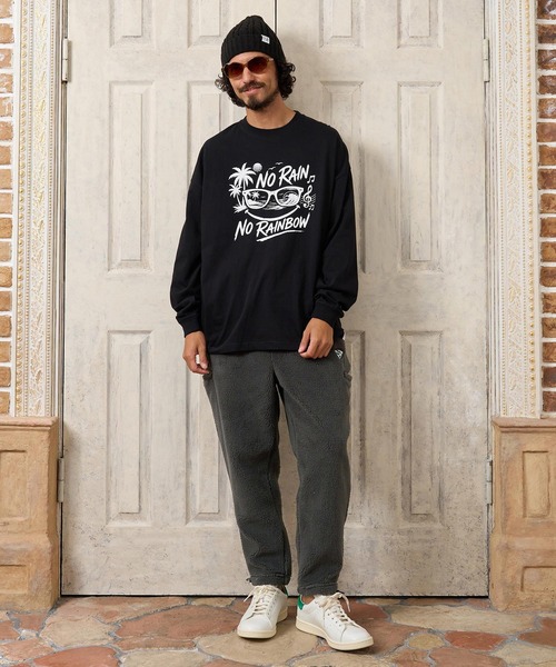 No Rain No Rainbow（ノーレインノーレインボー）の「mp15414- 6-pokets boa pants (pick mini patch ) ボアパンツ(NR26W-08)（その他パンツ・メンズ・グレー/ベージュ/ブラック・S/M/XL/L）」の7枚目の写真