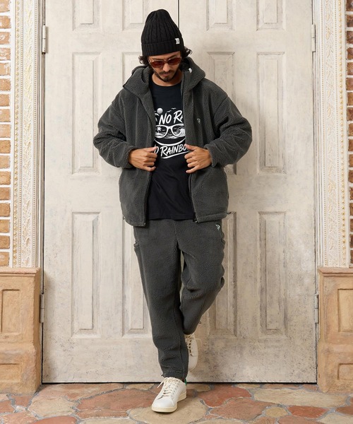 No Rain No Rainbow（ノーレインノーレインボー）の「mp15414- 6-pokets boa pants (pick mini patch ) ボアパンツ(NR26W-08)（その他パンツ・メンズ・グレー/ベージュ/ブラック・S/M/XL/L）」の8枚目の写真