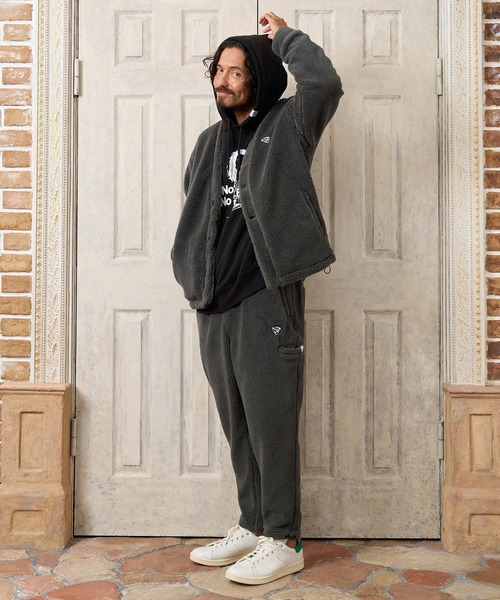 No Rain No Rainbow（ノーレインノーレインボー）の「mp15414- 6-pokets boa pants (pick mini patch ) ボアパンツ(NR26W-08)（その他パンツ・メンズ・グレー/ベージュ/ブラック・S/M/XL/L）」の9枚目の写真
